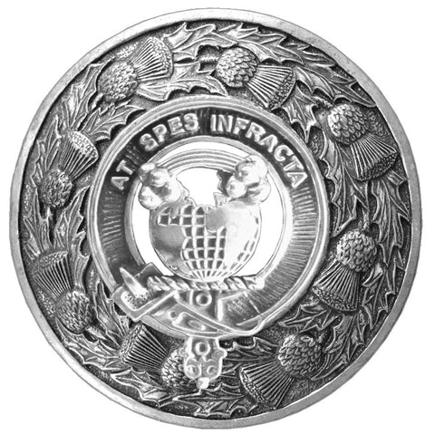 Hope Clan Badge Scottish Plaid Brooch