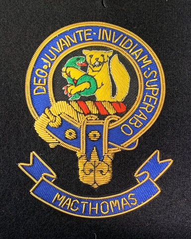 MacThomas Scottish Clan Embroidered Crest