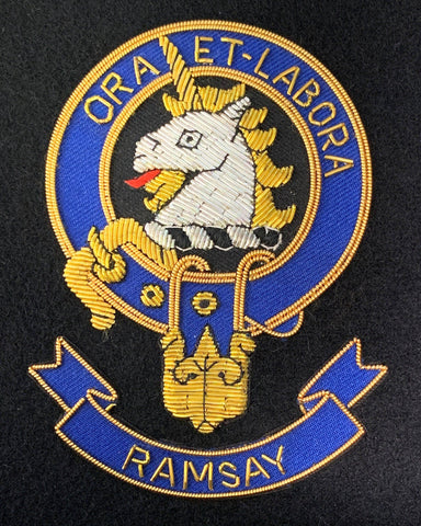 Ramsay Scottish Clan Embroidered Crest