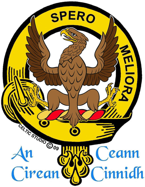 Sandilands Scottish Clan Embroidered Crest