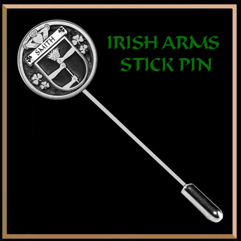 Smith Irish Family Coat of Arms Stick Pin