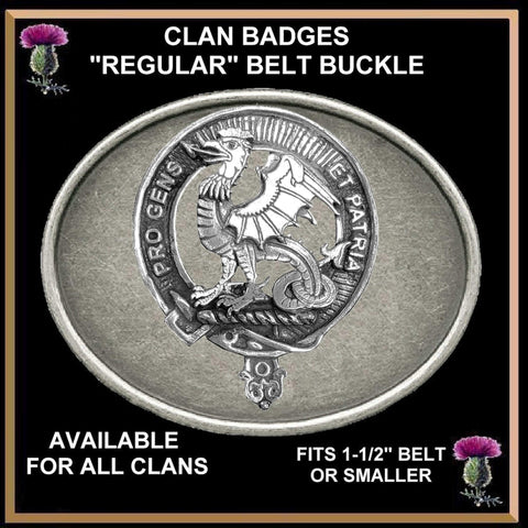 Pendergast Clan Crest Regular Buckle