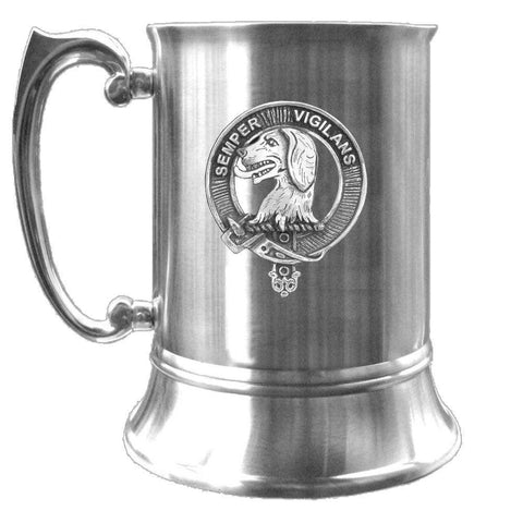 Wilson (Hound) Scottish Clan Crest Badge Tankard