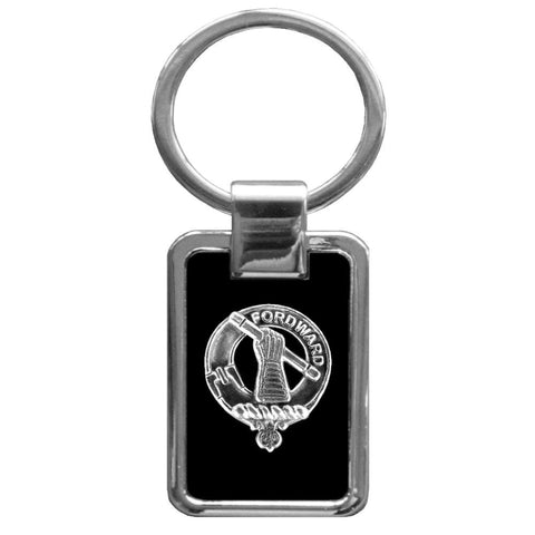 Balfour Clan Black Stainless Key Ring