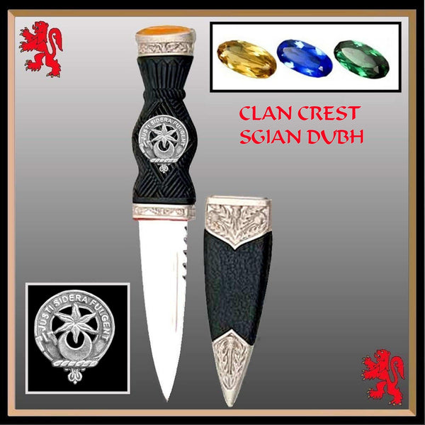 MacCall Clan Crest Sgian Dubh, Scottish Knife