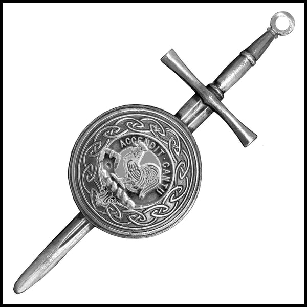 Cockburn Scottish Clan Dirk Shield Kilt Pin