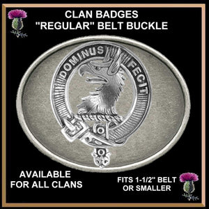 Baird Clan Crest Regular Buckle