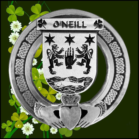 O'Neill Irish Claddagh Coat of Arms Badge