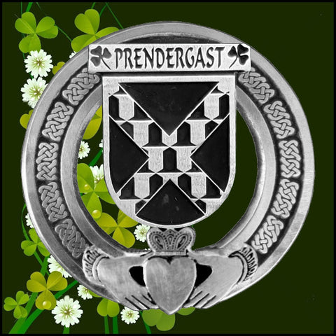 Prendergast Tipperary Irish Claddagh Coat of Arms Badge