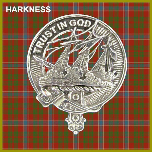 Harkness Clan Crest Badge Skye Decanter