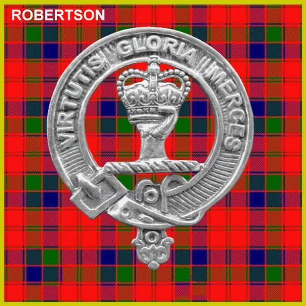 Robertson Clan Crest Badge Skye Decanter