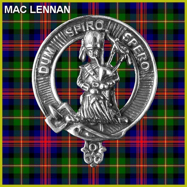 MacLennan Scottish Clan Crest Badge Dress Fur Sporran
