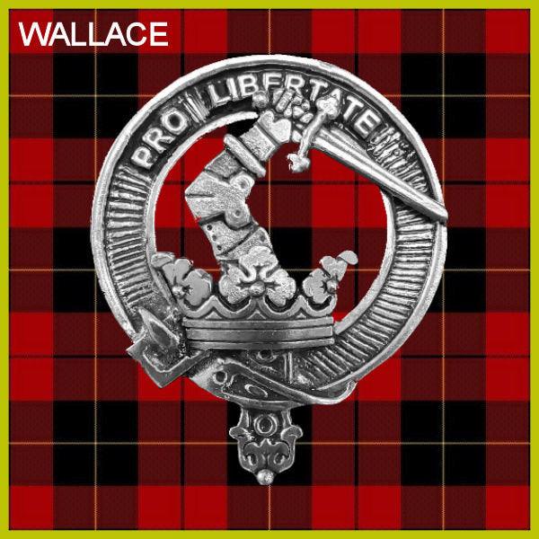 Wallace (Crown) Scottish Clan Crest Badge Dress Fur Sporran
