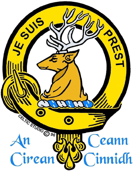 Fraser Interlace Clan Crest Sgian Dubh, Scottish Knife