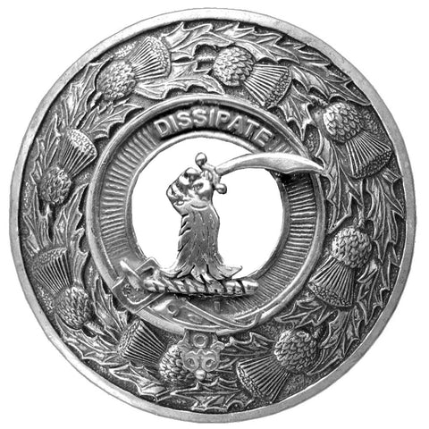 Scrymgeour Clan Badge Scottish Plaid Brooch