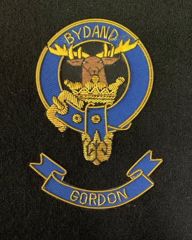 Gordon Scottish Clan Embroidered Crest