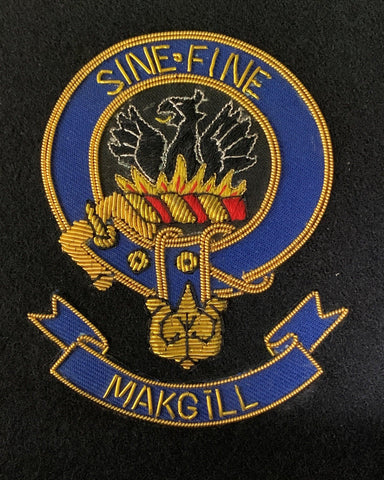 MacGill Scottish Clan Embroidered Crest