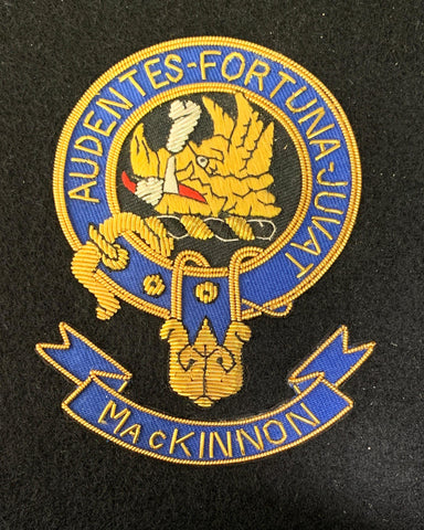 MacKinnon Scottish Clan Embroidered Crest