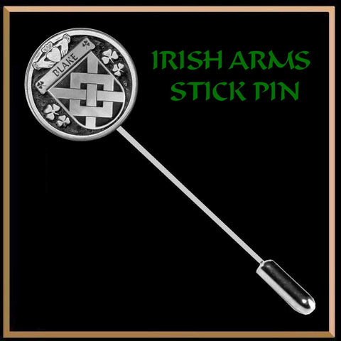 Blake Irish Family Coat of Arms Stick Pin
