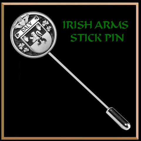 Daly Irish Family Coat of Arms Stick Pin