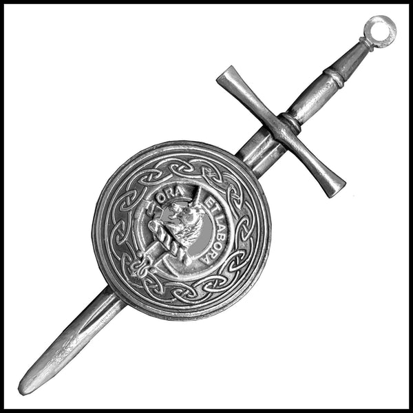 Ramsay Scottish Clan Dirk Shield Kilt Pin