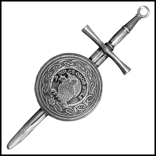 Strang Scottish Clan Dirk Shield Kilt Pin