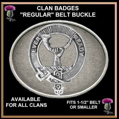 Burns Clan Crest Regular Buckle
