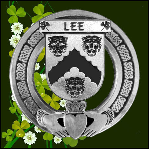 Lee Irish Claddagh Coat of Arms Badge