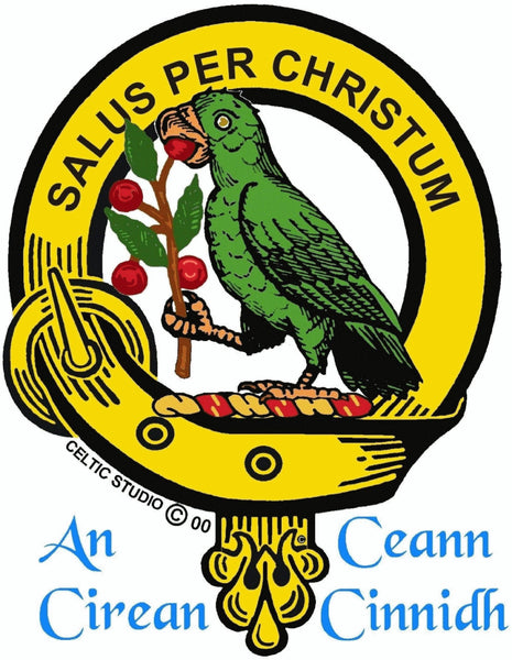 Abernethy Interlace Clan Crest Sgian Dubh, Scottish Knife