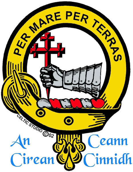 MacDonnell (Glengarry) Interlace Clan Crest Sgian Dubh, Scottish Knife