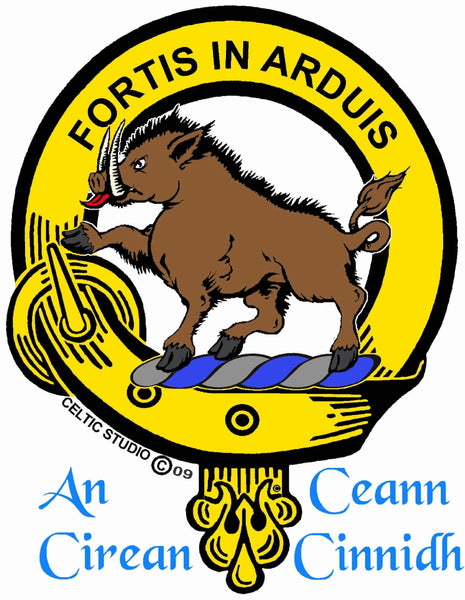 Finlay Clan Crest Scottish Cap Badge CB02