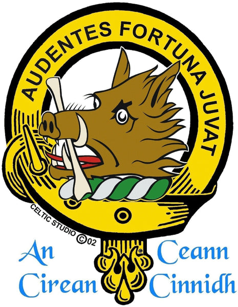MacKinnon Clan Crest Scottish Cap Badge CB02
