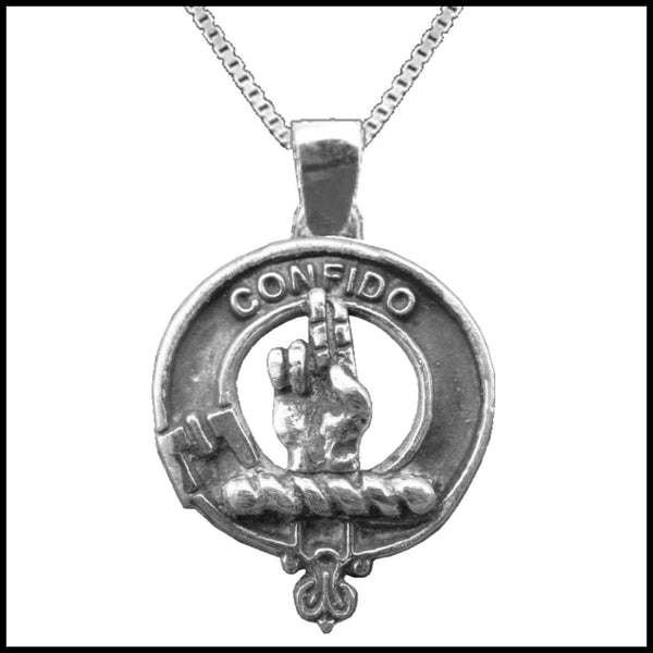 Boyd Large 1" Scottish Clan Crest Pendant - Sterling Silver