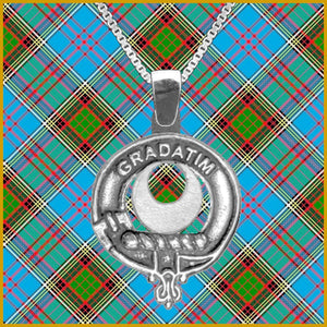Kilgour Large 1" Scottish Clan Crest Pendant - Sterling Silver