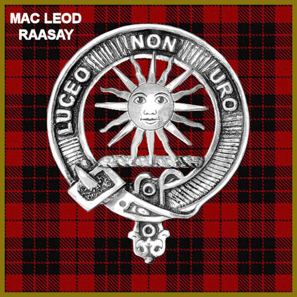 MacLeod (Raasay) Clan Crest Interlace Kilt Belt Buckle