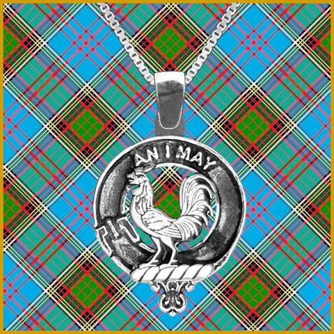Lyle Large 1" Scottish Clan Crest Pendant - Sterling Silver