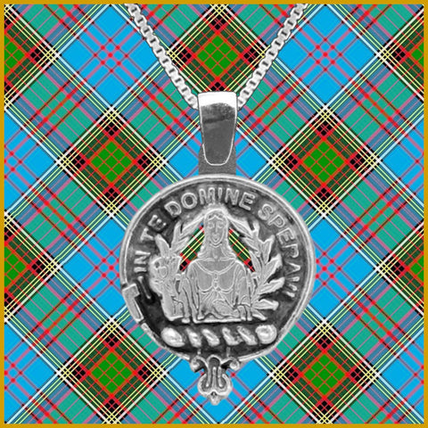 Lyon Large 1" Scottish Clan Crest Pendant - Sterling Silver