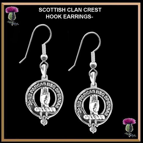 Lamont Clan Crest Earrings