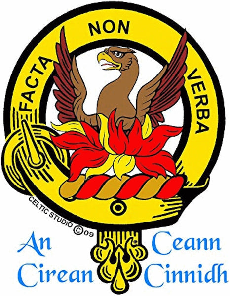 Snodgrass Clan Crest Celtic Interlace Disk Pendant, Scottish Family Crest  ~ CLP06