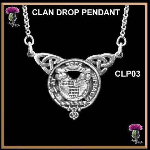 Hope Clan Crest Double Drop Pendant ~ CLP03