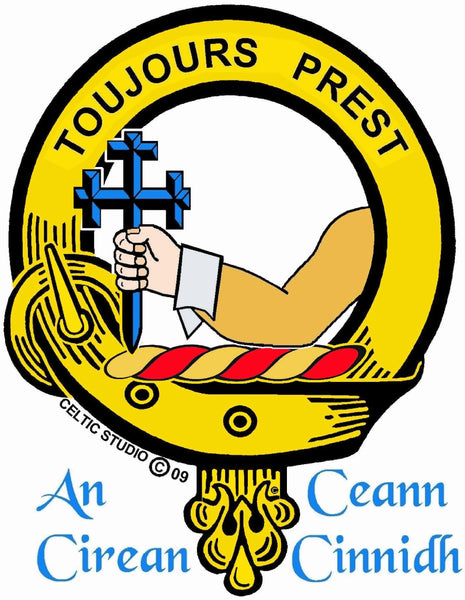 MacDonald Dunnyveg Clan Crest Double Drop Pendant ~ CLP03