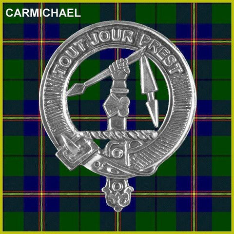 Carmichael Clan Crest Scottish Cap Badge CB02