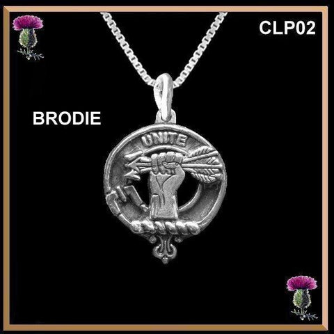 Brodie  Clan Crest Scottish Pendant CLP02