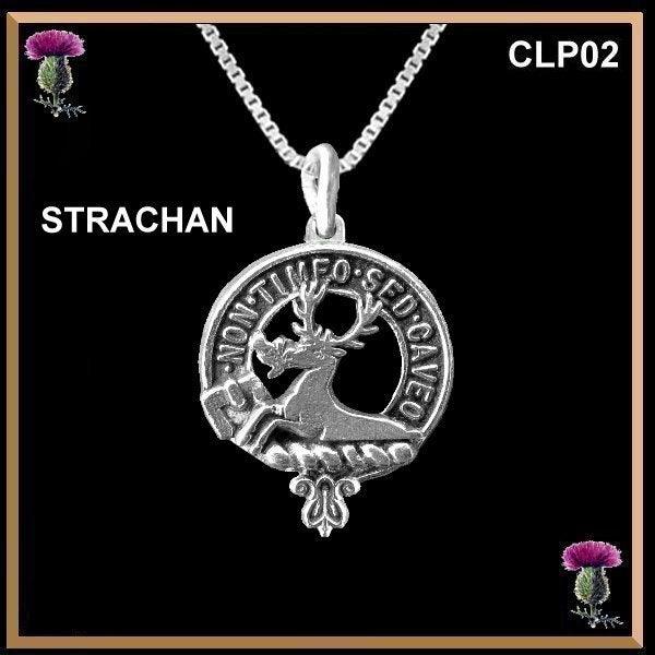 Strachan Clan Crest Scottish Pendant  CLP02