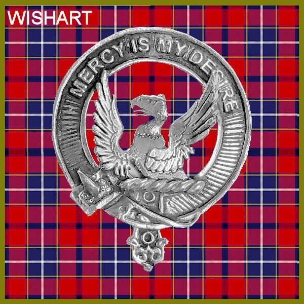 Wishart Clan Crest Badge Skye Decanter