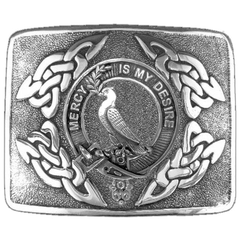 Laing (Dove) Clan Crest Interlace Kilt Belt Buckle