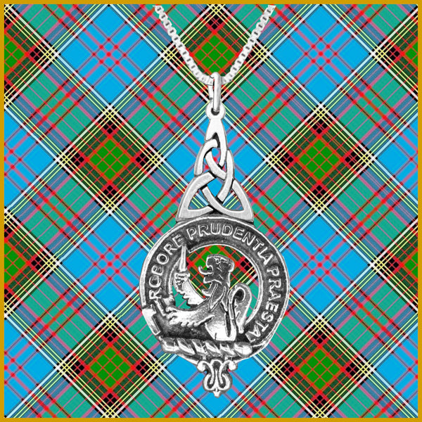 Young Clan Crest Interlace Drop Pendant