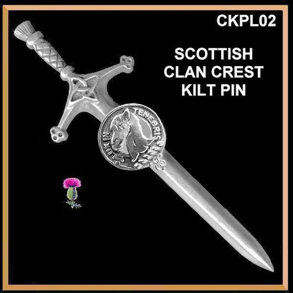 Fullerton Clan Crest Kilt Pin, Scottish Pin ~ CKP02
