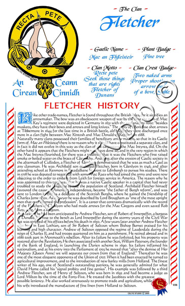 Fletcher Scottish Clan History