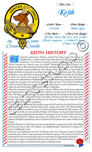 Keith Scottish Clan History